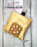 DIGITAL DOWNLOAD Double Zip Dog Walking Combo Bag 4 SIZES INCLUDED UNLINED
