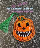 DIGITAL DOWNLOAD Halloween Pumpkin Jack O Lantern Bookmark Ornament Gift Tag