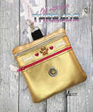 DIGITAL DOWNLOAD Double Zip Dog Walking Combo Bag 4 SIZES INCLUDED UNLINED