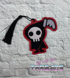 DIGITAL DOWNLOAD Grim Reaper Bookmark Ornament Gift Tag