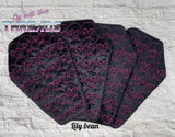 DIGITAL DOWNLOAD Coffin Shape Quilted Mug Rug Snack Mat Set 4 SIZES INCLUDED Coaster
