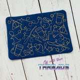 DIGITAL DOWNLOAD Wizard Quilted Mug Rug Snack Mat Set 4 SIZES INCLUDED Coaster