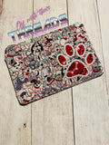 DIGITAL DOWNLOAD Applique Paw Print Quilted Mug Rug Snack Mat Set 4 SIZES INCLUDED INCLUDES BOTH TURN HOLE AND ENVELOPE FINISHES
