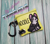 DIGITAL DOWNLOAD 5x5 Boston Terrier Bag and 4x4 Stand Alone Designs
