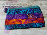 DIGITAL DOWNLOAD Quilted Clutch Applique Zipper Bag LINED