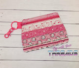DIGITAL DOWNLOAD Quilted Sweetheart Valentine Clutch Applique Zipper Bag LINED