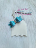 DIGITAL DOWNLOAD ITH Applique Ghost Wallet 3 SIZES INCLUDED BOW DESIGN INCLUDED IN 3 SIZES