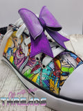 DIGITAL DOWNLOAD ITH Shoe Lace Bow Style 1 BEAN AND SATIN EYELET OPTIONS INCLUDED