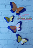 DIGITAL DOWNLOAD ITH Butterfly Hair Bow 4 SIZES INCLUDED