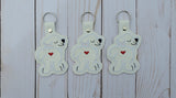 DIGITAL DOWNLOAD Great Pyrenees Dog Bum Snap Tab Key Chain