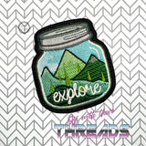 DIGITAL DOWNLOAD Explore Patch 3 SIZES INCLUDED