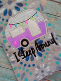 DIGITAL DOWNLOAD I Sleep Around Camper Design 4 SIZES INCLUDED