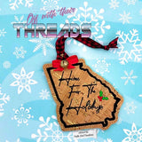 DIGITAL DOWNLOAD Georgia State Bookmark Ornament Gift Tag