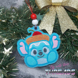 DIGITAL DOWNLOAD Pineapple Upside Down Cake Alien Bookmark Ornament Gift Tag