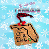 DIGITAL DOWNLOAD Florida State Bookmark Ornament Gift Tag