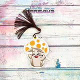DIGITAL DOWNLOAD Stabby Mushroom Bookmark Ornament Gift Tag