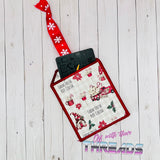 DIGITAL DOWNLOAD Card Holder Pocket Ornament and Gift Tag