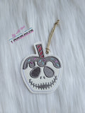 DIGITAL DOWNLOAD Skelly Candy Apple Bookmark Ornament Gift Tag