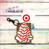 DIGITAL DOWNLOAD Applique Christmas Tree Cake Gift Card Holder Ornament Gift Tag
