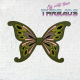 DIGITAL DOWNLOAD ITH Butterfly Hair Bow Style Three 4 SIZES INCLUDED