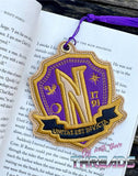 DIGITAL DOWNLOAD Applique Academy Bookmark Ornament Gift Tag