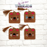 DIGITAL DOWNLOAD Bear Bookmark Ornament Gift Tag BUNDLE