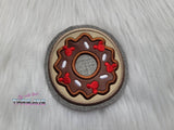 DIGITAL DOWNLOAD Applique Mouse Sprinkles Donut Coaster