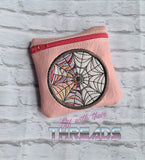 DIGITAL DOWNLOAD Applique Stained Glass Window Zipper Bag Set Lined and Unlined 3 SIZES INCLUDED