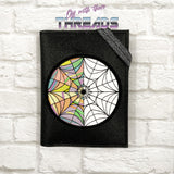 DIGITAL DOWNLOAD Applique Stained Glass Window A6 Notebook Holder