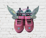 DIGITAL DOWNLOAD Velcro Snap Tab and Slider Fairy Pixie Wings Shoe Boot