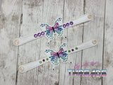 DIGITAL DOWNLOAD Butterfly Bracelet Style One 6 SIZES INCLUDED