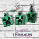 DIGITAL DOWNLOAD Creepy Snap Tab Key Chain