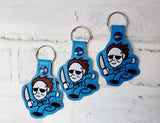 DIGITAL DOWNLOAD Halloween Killer Snap Tab Key Chain