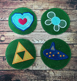DIGITAL DOWNLOAD Legend Gamer Coaster Set