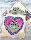 4" 5" DIGITAL DOWNLOAD ITH 6 pc Coloring Page Set 2 Sizes and 2 Styles Included