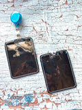 DIGITAL DOWNLOAD 4x4 Applique Badge Holder ITH Design