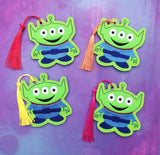 4x4 DIGITAL DOWNLOAD Toy Alien Bookmark
