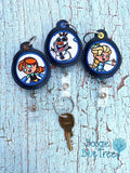 DIGITAL DOWNLOAD ITH Applique Retractable Reel Cover 3 Versions Single and Multi Files
