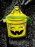 DIGITAL DOWNLOAD 7x10 Applique Boo Bucket Zipper Bag Set 3 Designs