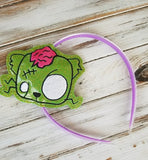 4x4 DIGITAL DOWNLOAD Zombie Kittay Headband Slider