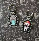 4x4 DIGITAL DOWNLOAD Applique Coffin Eyelet and Snap Tab Set