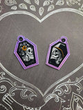 4x4 DIGITAL DOWNLOAD Applique Coffin Eyelet and Snap Tab Set