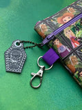 4x4 DIGITAL DOWNLOAD Skull Coffin Zipper Pull Charm Single and Multi