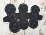 7x11 DIGITAL DOWNLOAD Shark Week 3 Sizes Included CSP Reusable Washable ITH Menstrual Pad Minor Sewing Required
