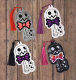 4x4 DIGITAL DOWNLOAD Applique Skeleton Key Ornament Bookmark