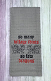 DIGITAL DOWNLOAD So Many Village Idiots Embroidery Design 4 Sizes