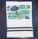 DIGITAL DOWNLOAD 6 Sizes Get In Loser Embroidery Design