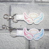 4x4 DIGITAL DOWNLOAD Infant Loss Wings Snap Tab