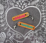 DIGITAL DOWNLOAD Artist and Masterpiece Eyelet Keychain Set
