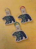 DIGITAL DOWNLOAD Geometric Bear Snap Tab